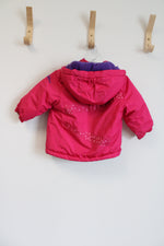 Weatherproof Pink & Purple Fleece Lined Winter Coat | 18 MO