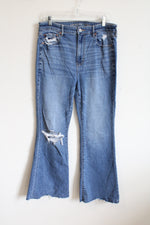 American Eagle Stretch Super Hi-Rise Flare Jeans | 12