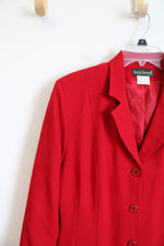 NEW Harve Benard Vintage Red Wool Trench Coat | 16
