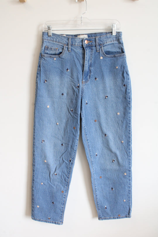 Universal Thread Vintage Straight Floral Embroidered Jeans | 8/29R