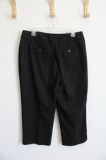 Larry Levine Stretch Black Dress Pants | 12