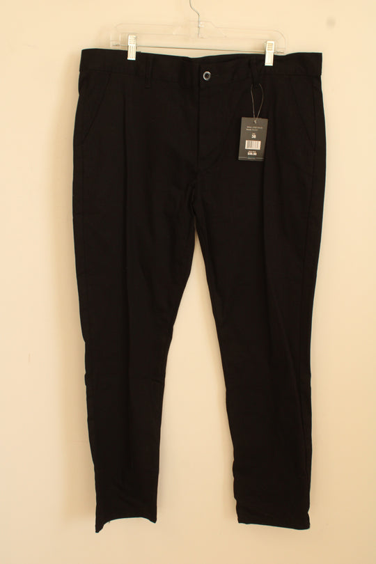 NEW Blue Ice Black Slim Fit Pants | 38 x 30