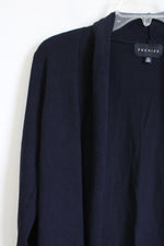 Premise Long Sleeved Blue Cardigan | XS