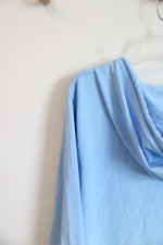 NEW Hanna & Gracie Blue Ombre Lightweight Hoodie | XXL