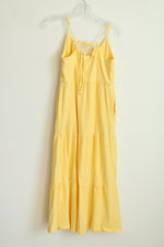 Old Navy Yellow Tiered Dress Midi Cami Swing Dress | M