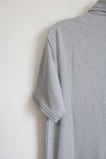 NEW Member's Mark Gray Stretch Pique Polo Gray Shirt | S
