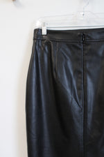 Banana Republic Vegan Leather Midi Skirt | 4