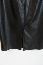 Banana Republic Vegan Leather Midi Skirt | 4