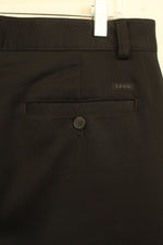 Izod Ribbed Black Dress Pants | 34 x 34