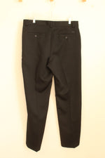 Izod Ribbed Black Dress Pants | 34 x 34