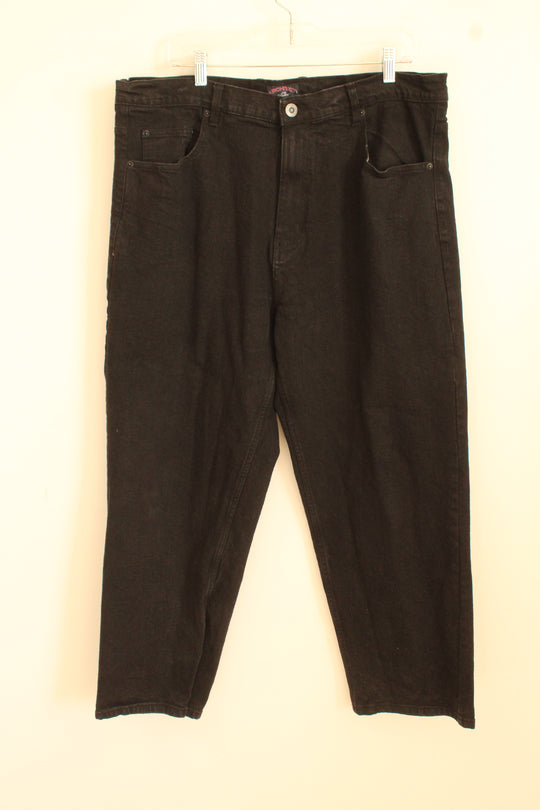 Architect Black Relaxed Fit Jeans | 40 x 29