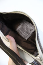 Coach Vintage Chocolate Brown Leather Shoulder Tote F11347 Purse