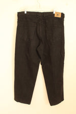 Architect Black Relaxed Fit Jeans | 40 x 29