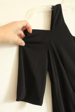 New Connected Apparel Black Cold Shoulder Dress | 6