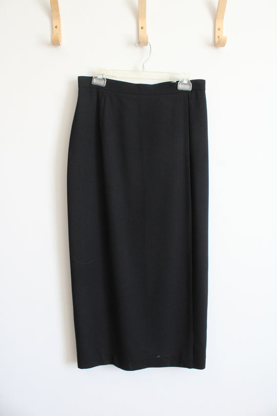 Casual Corner Long Black Skirt | 14