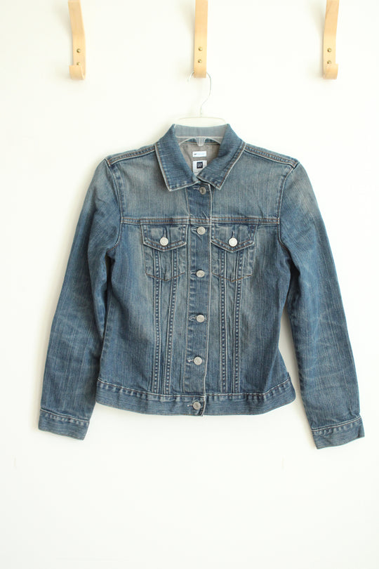 Gap Stretch Classic Blue Denim Jean Jacket | XS