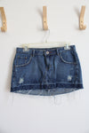 Mossimo Supply Co Ripped Jean Skirt | 5