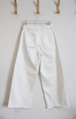 NEW Universal Thread High Rise Sailor Wide Leg White Jeans | 6