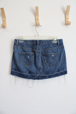 Mossimo Supply Co Ripped Jean Skirt | 5