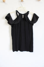 International Concepts Off the Shoulder Black Top | S
