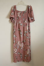 NEW Bloomchic Pink Floral Maxi Dress with Pockets | 18/20