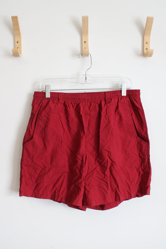 Columbia PFG Red Swim Trunks | M