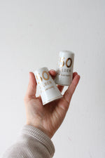 50th Anniversary Vintage Salt & Pepper Shakers