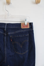 Levi's 505 Straight Dark Wash Jeans | 10