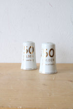 50th Anniversary Vintage Salt & Pepper Shakers