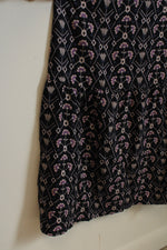 Destination 365 Navy Blue and Purple Floral Maxi Dress | 2XL