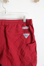 Columbia PFG Red Swim Trunks | M