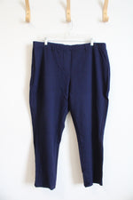 Susan Graver Navy Pants | XL