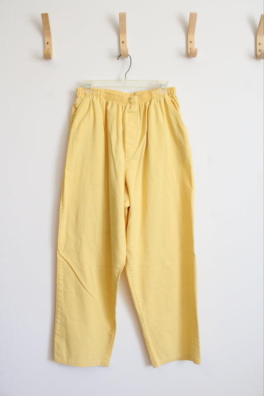 Bobbie Brooks Yellow Stretch Pants | 18