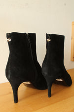 Dune London Obsessive 2 Black Genuine Leather Suede Boots | 7