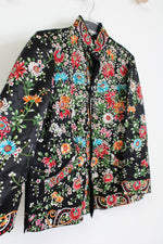 Vintage Chinese Silk Embroidered Jacket | 40