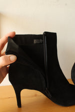 Dune London Obsessive 2 Black Genuine Leather Suede Boots | 7