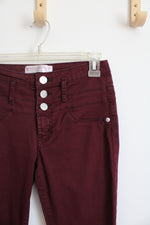 No Boundaries Maroon Jeggings | 7