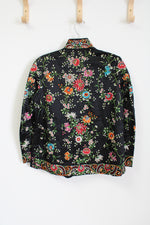 Vintage Chinese Silk Embroidered Jacket | 40
