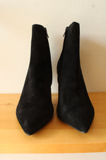 Dune London Obsessive 2 Black Genuine Leather Suede Boots | 7