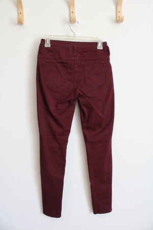 No Boundaries Maroon Jeggings | 7