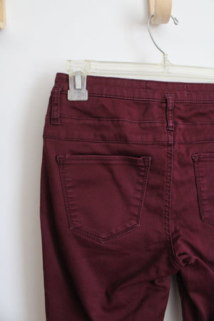 No Boundaries Maroon Jeggings | 7