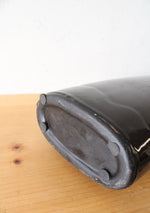 Brown Glazed Ceramic Oblong Vase | 18"