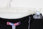 Urban Outfitters Black Fitted Stitched Skirt | XS