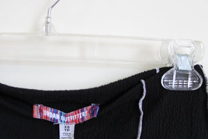 Urban Outfitters Black Fitted Stitched Skirt | XS