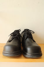 Red Wing Black Leather Steel Toe Work Oxfords | 9.5