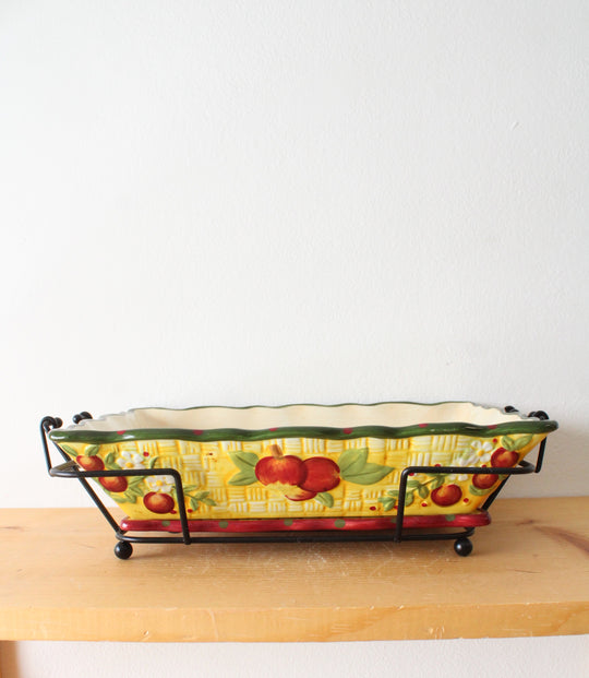 Temptations By Tara Fresh Crop 9X12 Rectangle Baking Dish & Trivet