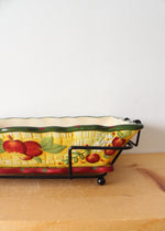 Temptations By Tara Fresh Crop 9X12 Rectangle Baking Dish & Trivet