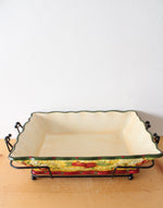 Temptations By Tara Fresh Crop 9X12 Rectangle Baking Dish & Trivet