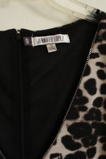 NEW Jennifer Lopez Cheetah Print with Chains Dress | 12