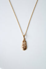 Xuping Gold Filled Oval Pendant Necklace